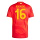 Spanien Rodrigo 16 Matchtröja Hemma Euro 2024