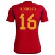 Spanien Rodrigo 16 Matchtröja Hemma VM 2022