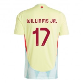 Spanien Williams Jr. 17 Matchtröja Borta Euro 2024