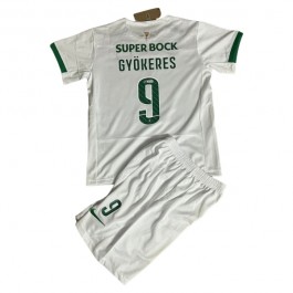 Sporting Lissabon Gyökeres 9 Matchtröja Barn Borta 2024-2025