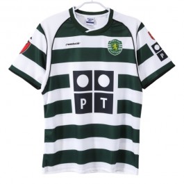 Sporting Lissabon Matchtröja Hemma Retro 2001-2003