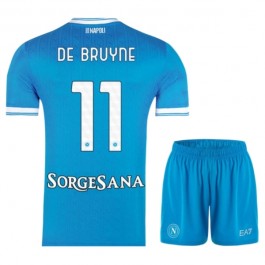 SSC Napoli De Bruyne 11 Matchtröja Barn Hemma 2025-2026