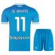 SSC Napoli De Bruyne 11 Matchtröja Barn Hemma 2025-2026