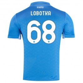 SSC Napoli Lobotka 68 Matchtröja Hemma 2024-2025