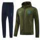 SSC Napoli Träningsjacka Ställ 2024-25 - Hoodie Grön