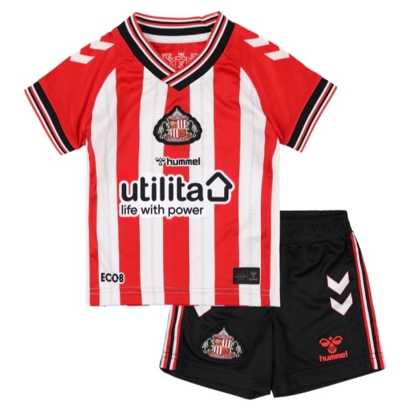 Sunderland AFC Matchtröja Hemma Barn 2025-2026 Fotbollsställ Sunderland AFC Matchtröja Hemma Barn 2025-2026 Fotbollsställ