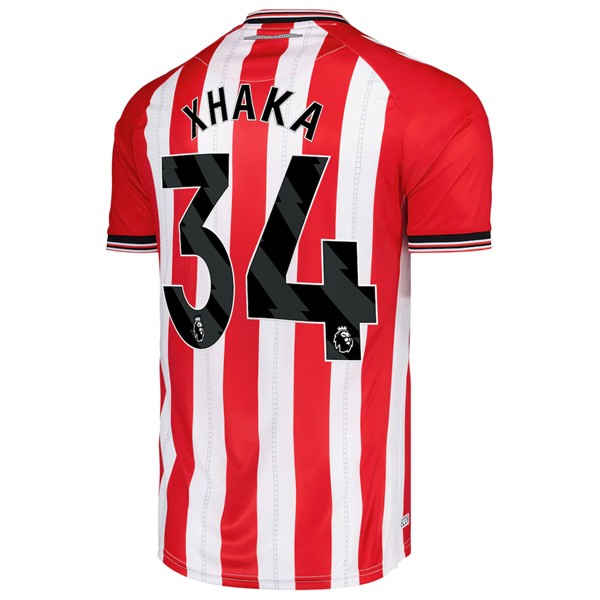 Sunderland AFC Xhaka 34 Matchtröja Hemma 2025-2026 Fotbollsställ Sunderland AFC Xhaka 34 Matchtröja Hemma 2025-2026 Fotbollsställ