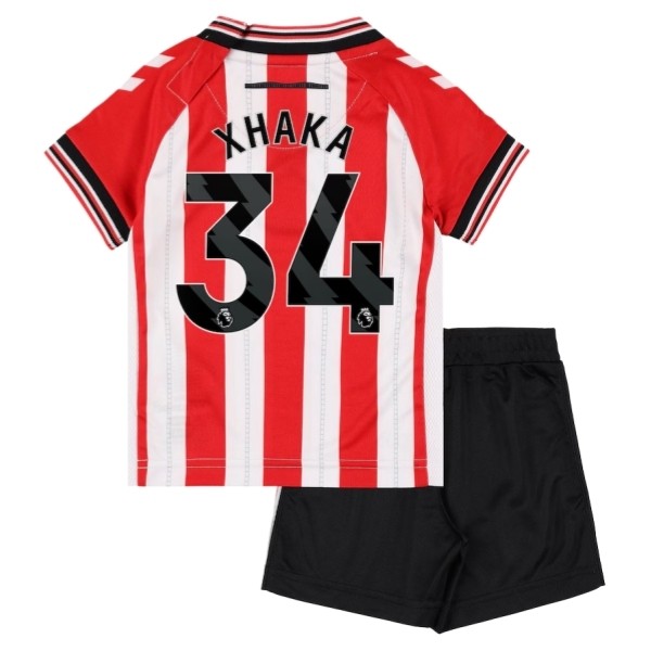 Sunderland AFC Xhaka 34 Matchtröja Hemma Barn 2025-2026 Fotbollsställ Sunderland AFC Xhaka 34 Matchtröja Hemma Barn 2025-2026 Fotbollsställ