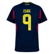 Sverige Isak 9 Matchtröja Borta 2024