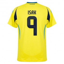 Sverige Isak 9 Matchtröja Hemma 2024