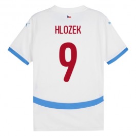 Tjeckien Hlozek 9 Matchtröja Borta Euro 2024