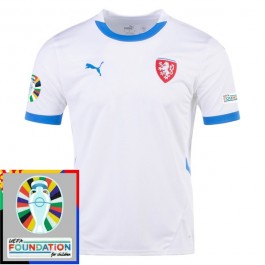 Tjeckien Matchtröja Borta Euro 2024 Patch