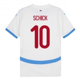 Tjeckien Schick 10 Matchtröja Borta Euro 2024