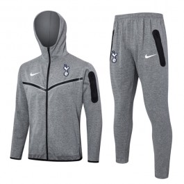 Tottenham Hotspur Träningsjacka Ställ 2024-25 - Hoodie Grå