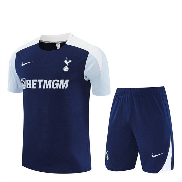 Tottenham Hotspur Träningsset med T-shirt Barn 2025-26 - Shorts Blå Tottenham Hotspur Träningsset med T-shirt Barn 2025-26 - Shorts Blå