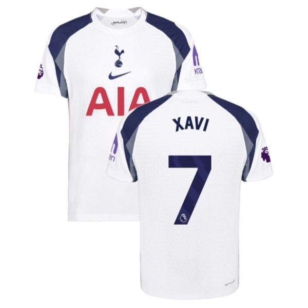Tottenham Hotspur Xavi 7 Matchtröja Hemma 2025-2026 Fotbollsställ Tottenham Hotspur Xavi 7 Matchtröja Hemma 2025-2026 Fotbollsställ