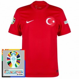 Turkiet Matchtröja Borta Euro 2024 Patch