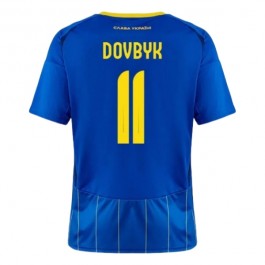 Ukraina Dovbyk 11 Matchtröja Borta 2025