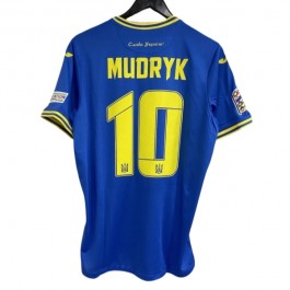 Ukraina Mudryk 10 Matchtröja Borta Euro 2024