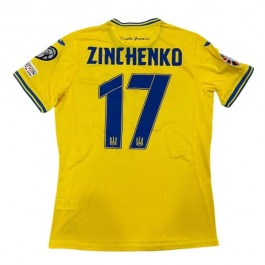 Ukraina Zinchenko 17 Matchtröja Hemma Euro 2024
