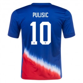 USA Pulisic 10 Matchtröja Borta Copa América 2024