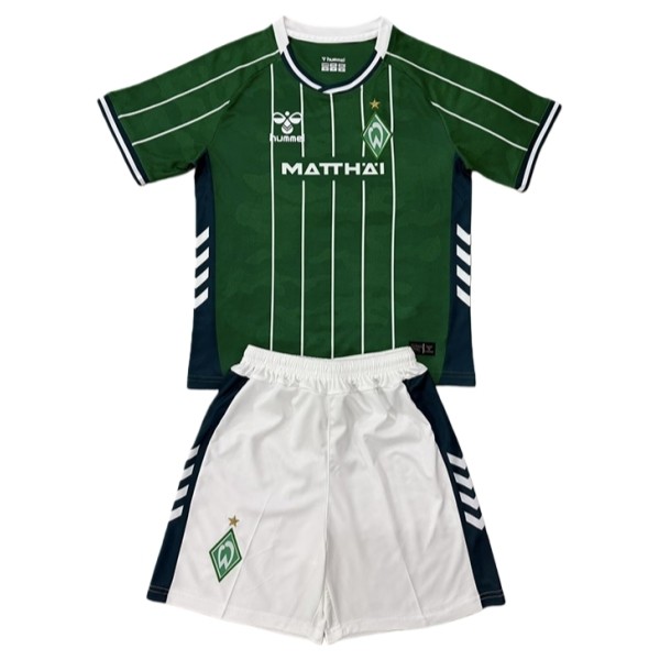 Werder Bremen Matchtröja Hemma Barn 2025-2026 Fotbollsställ Werder Bremen Matchtröja Hemma Barn 2025-2026 Fotbollsställ