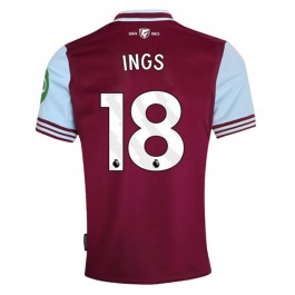 West Ham United Ings 18 Matchtröja Hemma 2024-2025