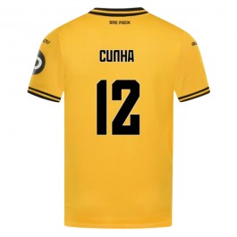 Wolves FC Cunha 12 Matchtröja Hemma 2024-2025
