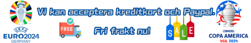 Populära landslagströjor från EM och Copa América